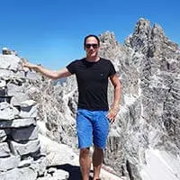 Blick auf die Dolomiten