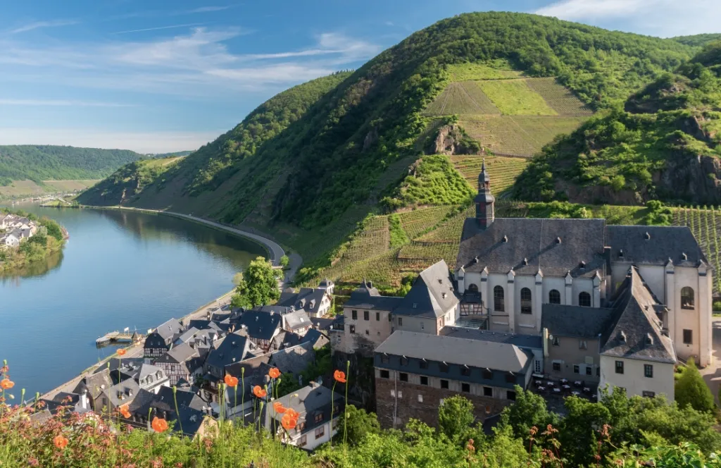 Blick über Beilstein an der Mosel