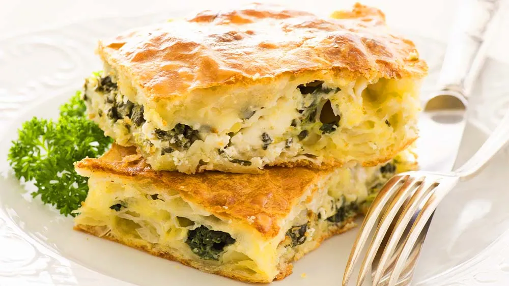 Börek mit Spinat &amp; Schafskäse