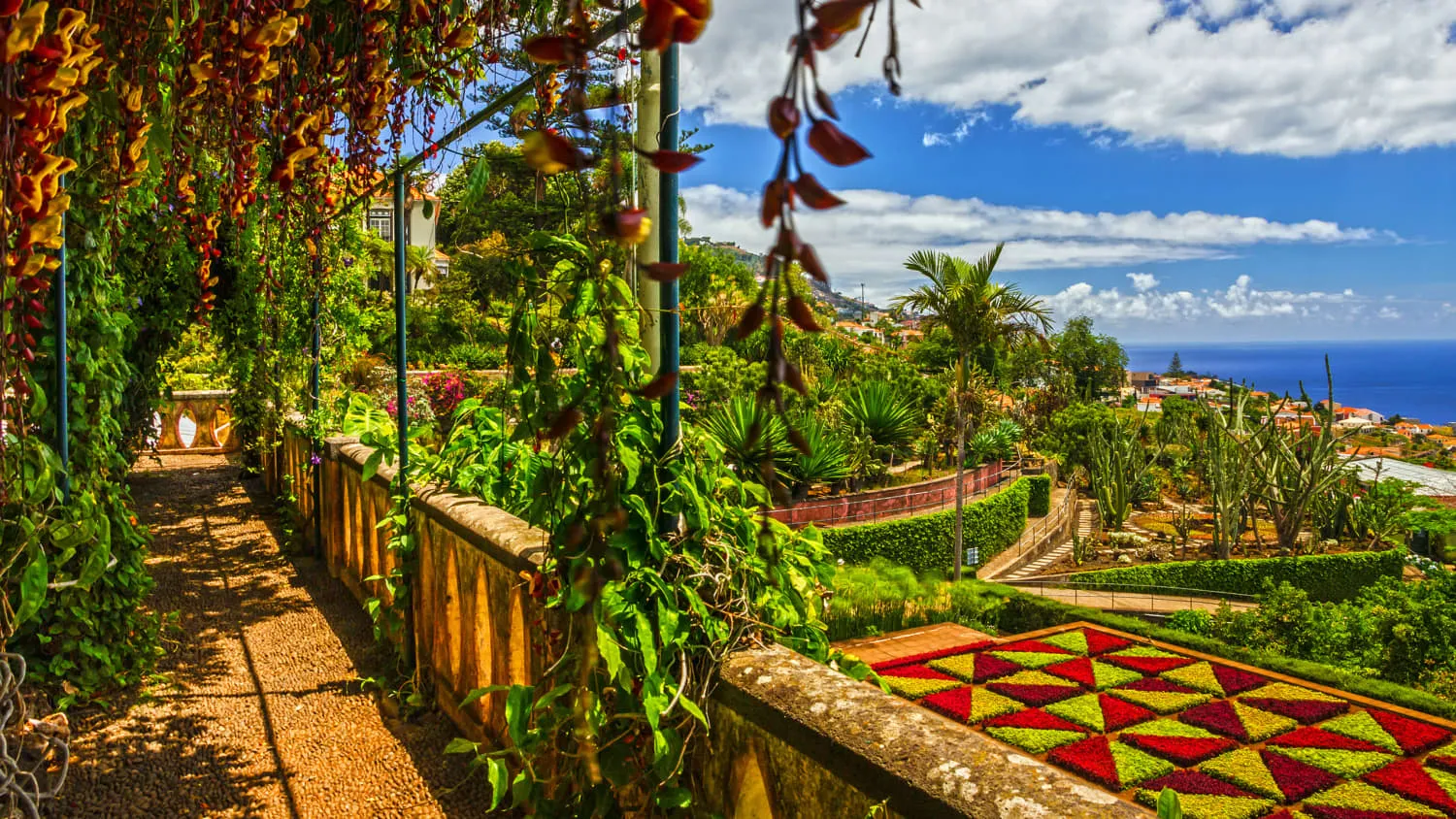 Botanical Garden Monte in Funchal auf Madeira