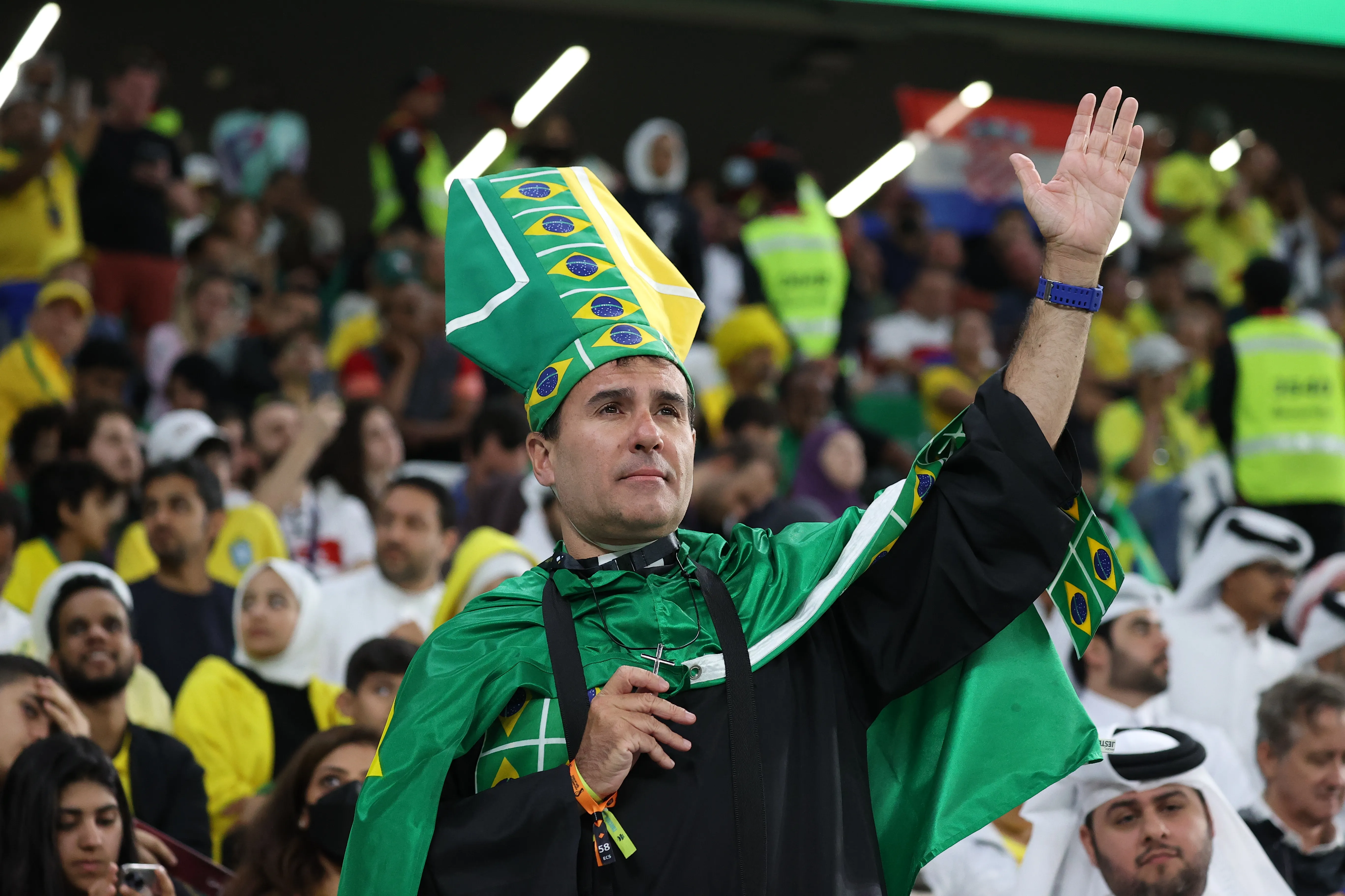 Brasilien-Fan bei der WM 2022