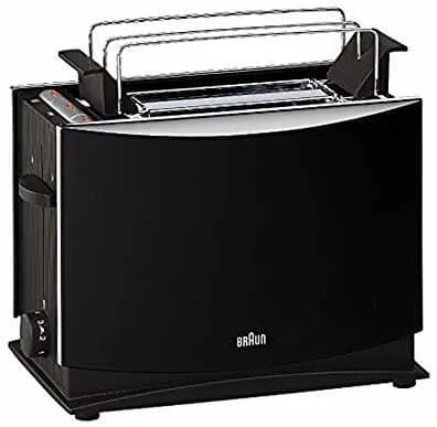 Braun Multiquick 3 HT450 Toaster in schwarzem Kunststoff