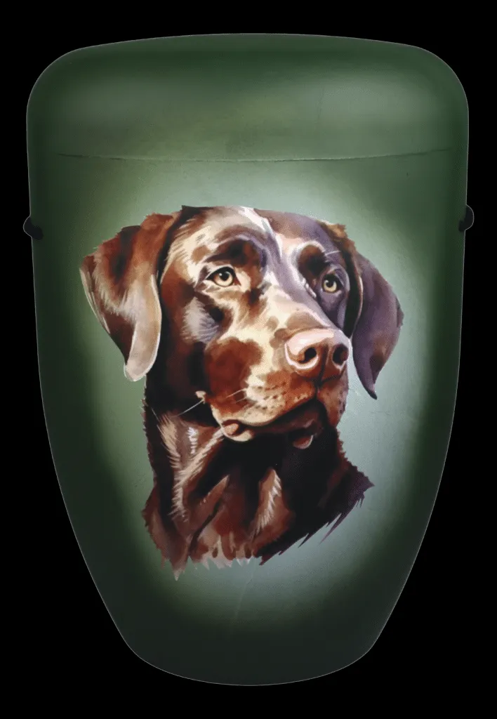 Brauner Labrador im Portrait