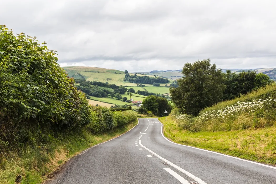 Brecon Beacons im Nebel