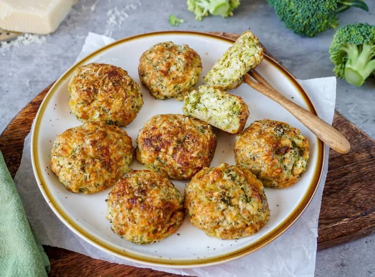 Brokkoli-Käse-Nuggets aus der Heißluftfritteuse „Kleine Kraftpakete“