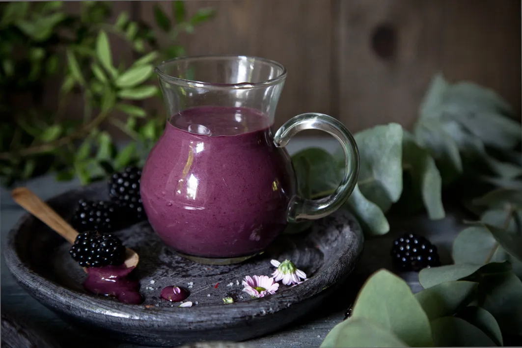 Brombeer-Joghurt-Dressing für frische Salate mit Feigen