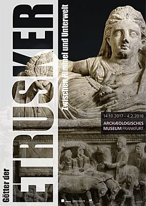 Bronzestatue einer etruskischen Gottheit, symbolisch für die vielschichtige etrusker religion