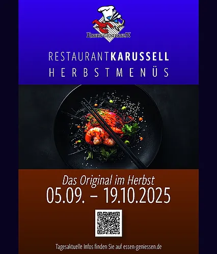 Broschüre des Restaurantkarussells in Essen Rüttenscheid