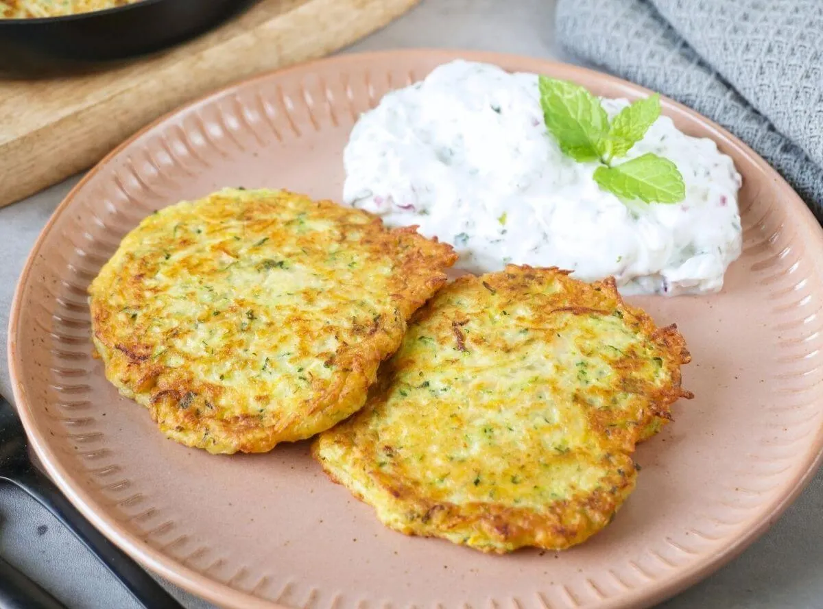 Bunte Gemüse-Pfannkuchen schnell und einfach
