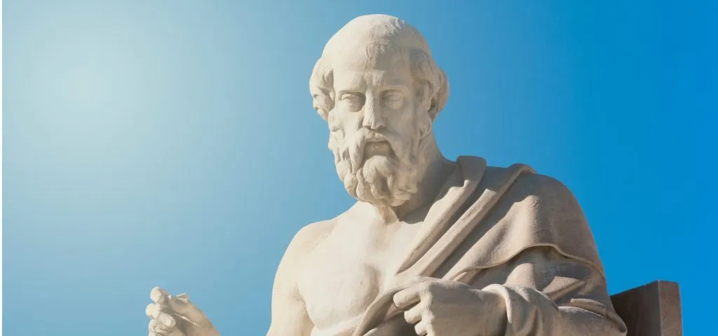 Büste des griechischen Philosophen Platon, stellvertretend für tiefgründige Philosophie- und Literaturreisen mit ZEIT REISEN