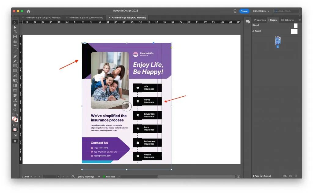 Canva SVG in InDesign