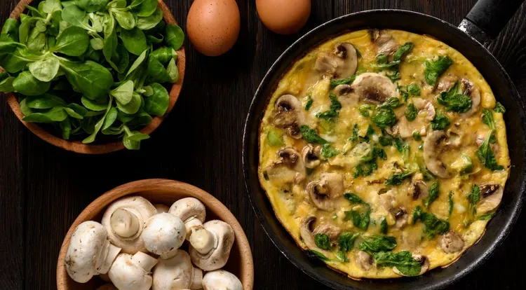 Champignon-Omelette