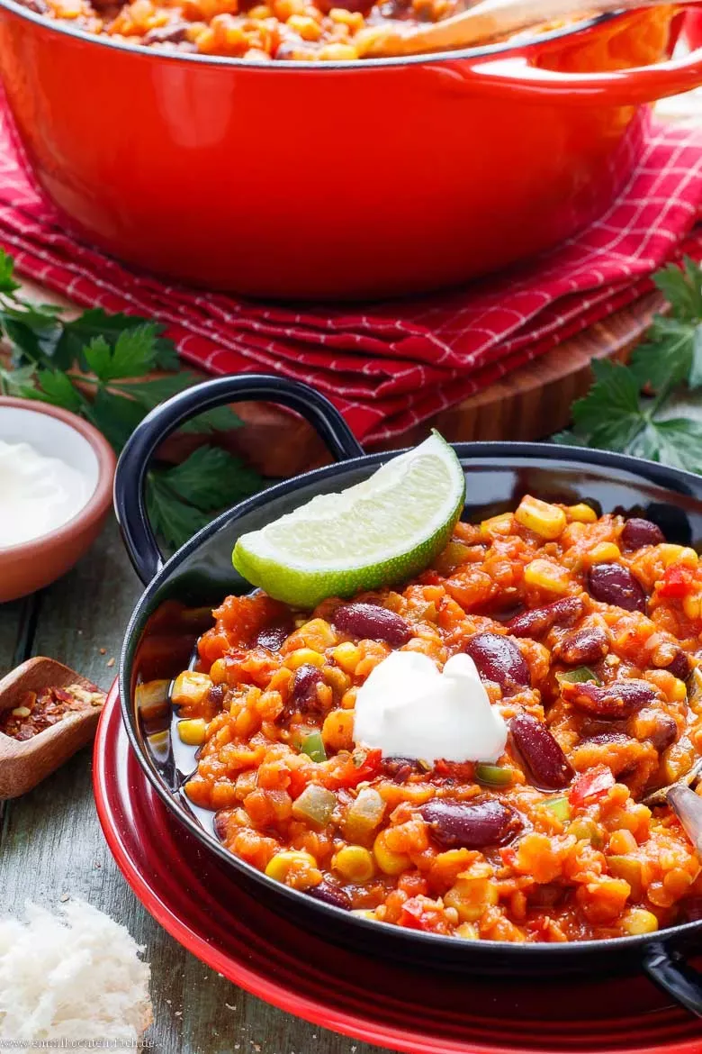 Chili sin Carne - schnell und einfach - www.emmikochteinfach.de