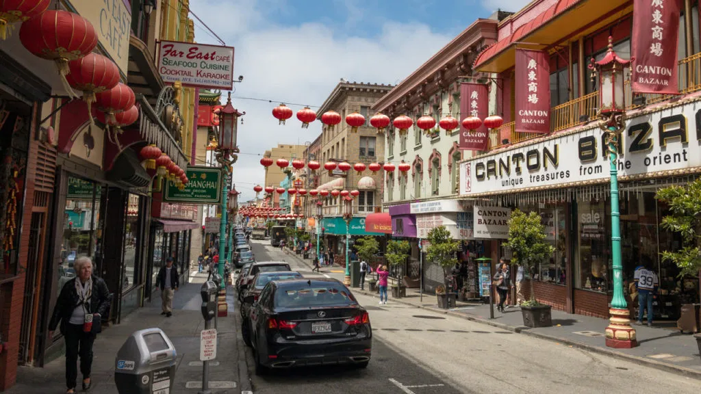 Chinatown in San Francisco.