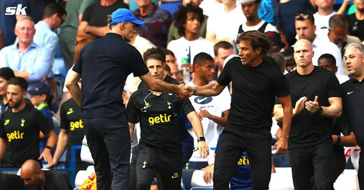 Conte Tuchel Streit Seitenlinie Premier League Chelsea Tottenham