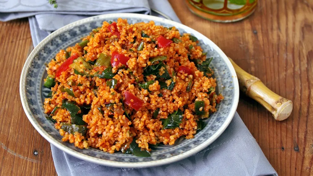 CousCous Salat auf einem Teller