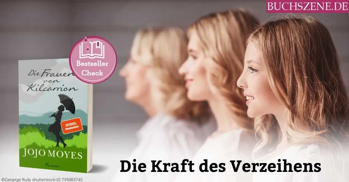 Cover des Debütromans &quot;Die Frauen von Kilcarrion&quot; von Jojo Moyes, der das Leben dreier Frauen über fast ein Jahrhundert hinweg beleuchtet.