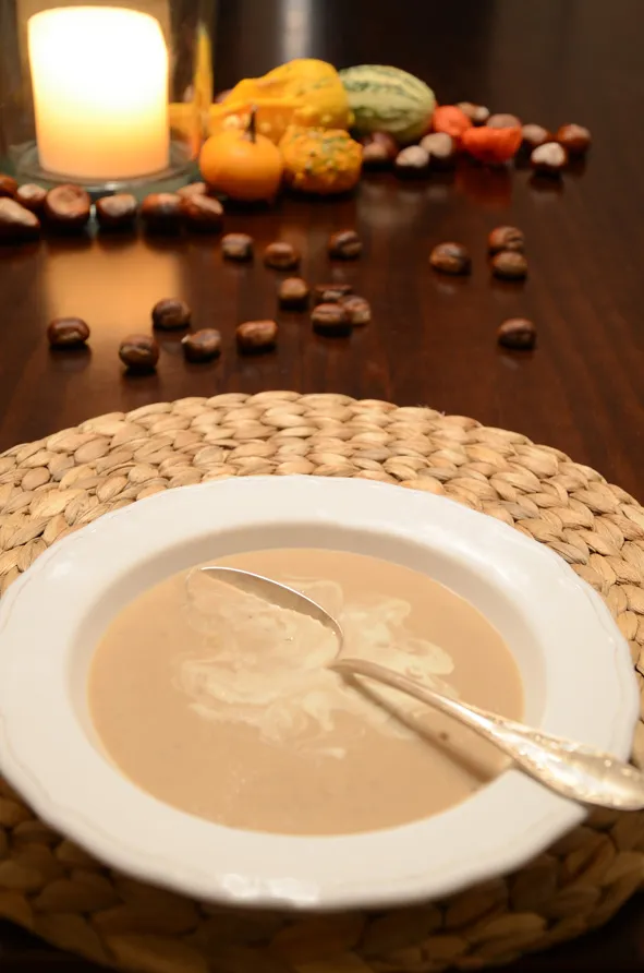 Cremige Maronensuppe