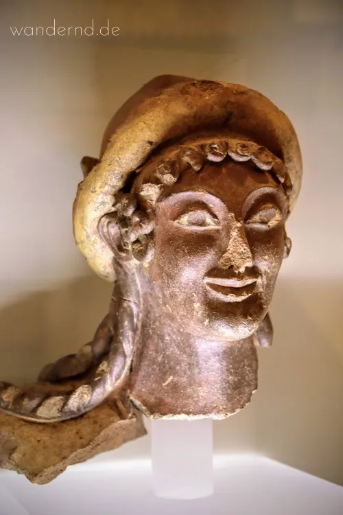 Darstellung des Gottes Hermes (Turms auf etruskisch) aus Veji, im Museo Nazionale Etrusco di Villa Giulia