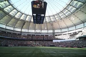 Das BC Place Stadium in Vancouver, Kanada, ein Spielort der FIFA Weltmeisterschaft 2026