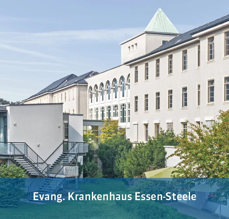 Das Evang. Krankenhaus Essen-Steele von außen