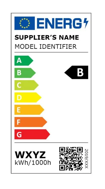 Das Farbschema der neuen Energieeffizienzklassen A bis G bleibt erhalten, um eine intuitive Orientierung beim Kauf eines Gefrierschranks zu bieten.