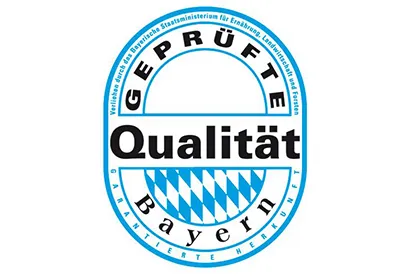 Das &quot;Geprüfte Qualität Bayern&quot; Siegel als Zeichen für hochwertige regionale Lebensmittel