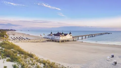 Das historische Seebad Ahlbeck auf Usedom an der Ostsee, ein Highlight deutscher Flussreisen.