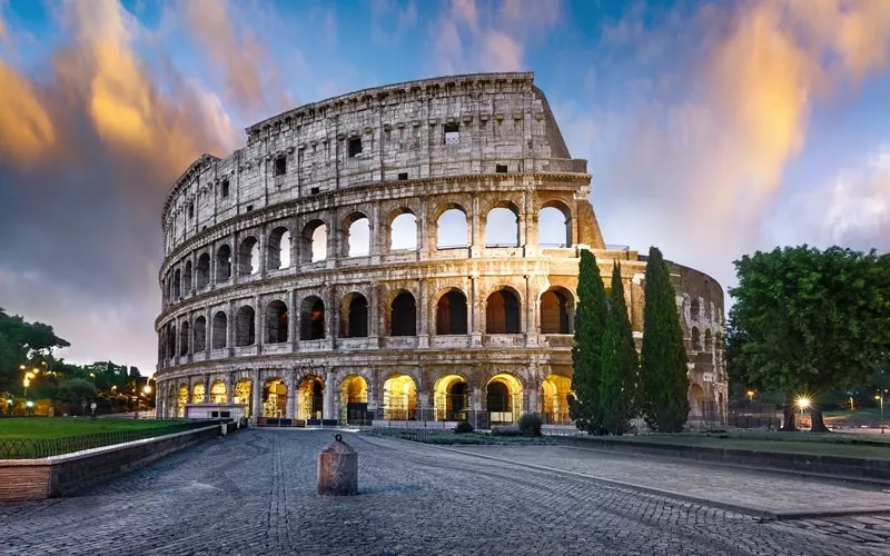 Das Kolosseum in Rom, Italien