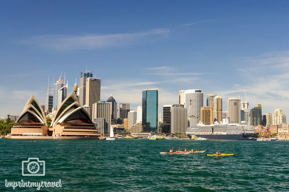Das Opernhaus und die Harbour Bridge in Sydney