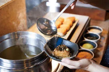 Dashi Chazuke im Hotel Agora Osaka Moriguchi