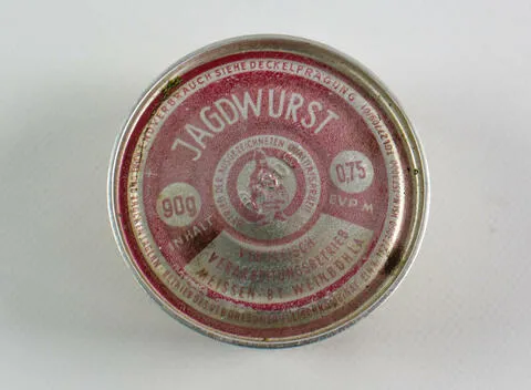 DDR Konserve &quot;Jagdwurst&quot;