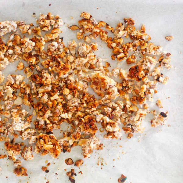 Den Krokant abkühlen lassen