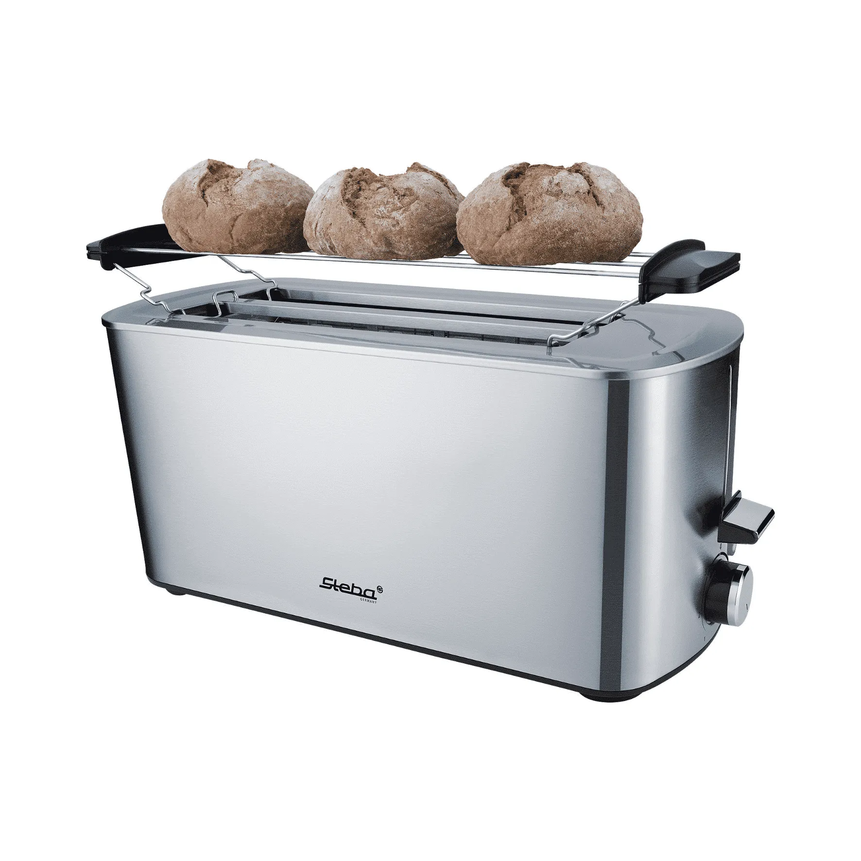 Der Bosch Langschlitztoaster in einer modernen Küche, perfekt für knuspriges Brot am Morgen.