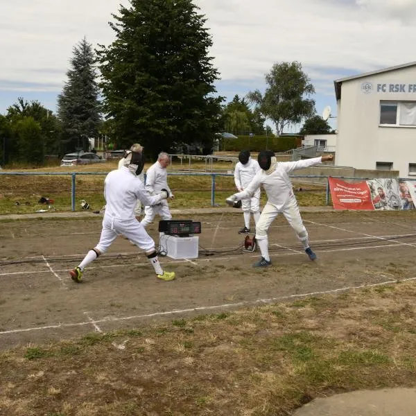 Der Fechtkampf ist ein Kräftemessen zweier Athleten