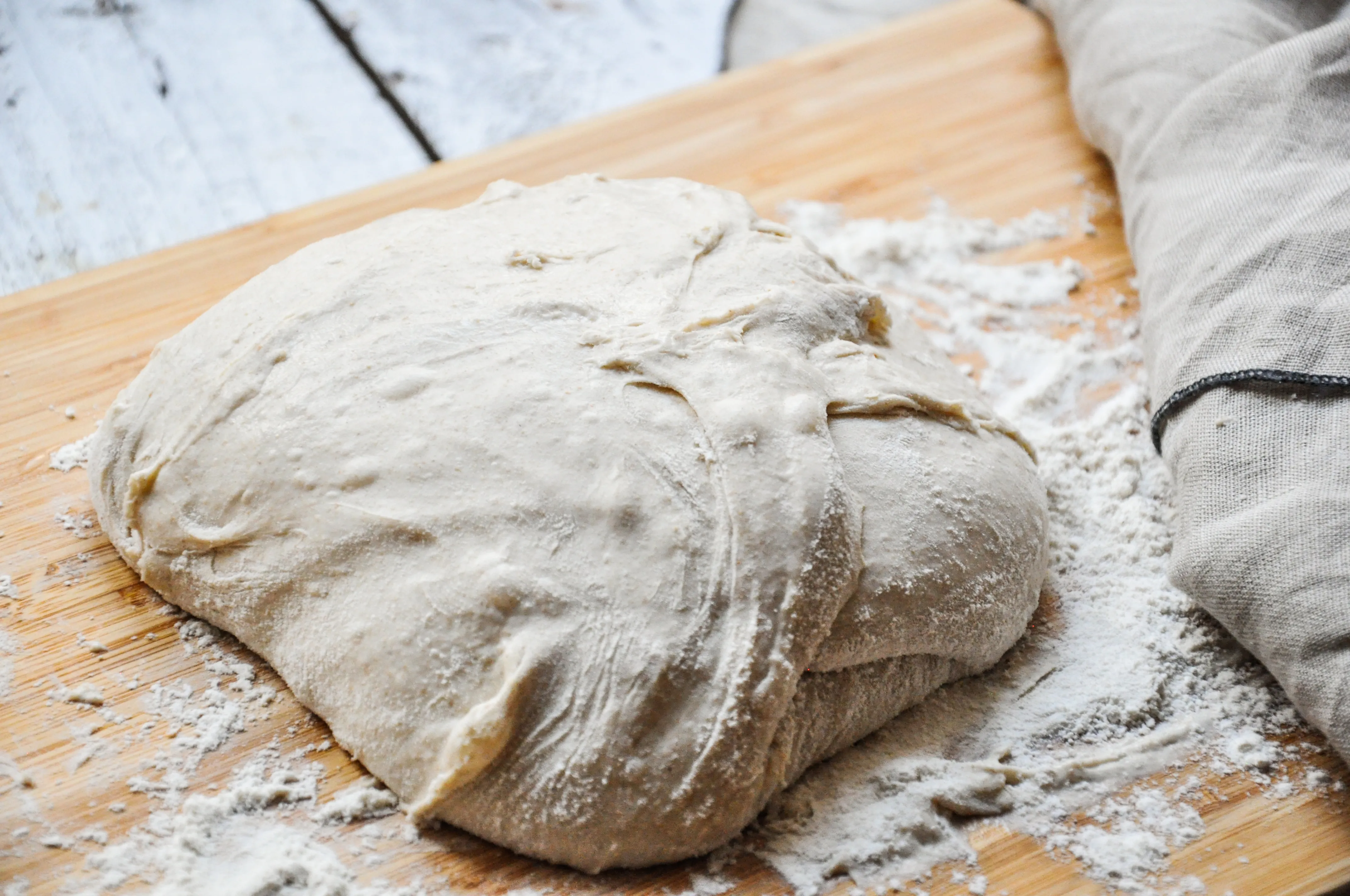 Der geformte Teig vor der Kühlung