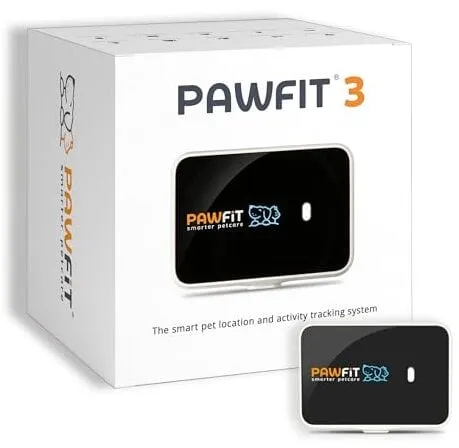 Der Pawfit 3 Hundetracker in Schwarz und Orange