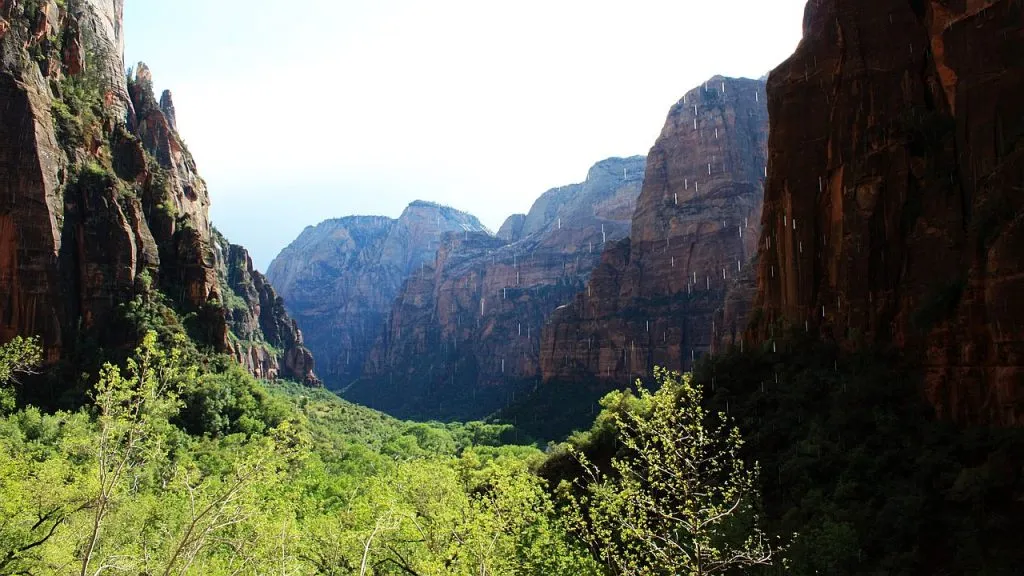 Der Weeping Rock in Zion Canyon: Schöne Ausblicke.