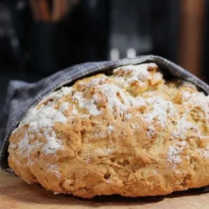 Detailansicht Brot ohne Hefe