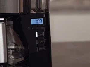 Detailansicht der praktischen Timer-Funktion der Melitta LOOK Timer