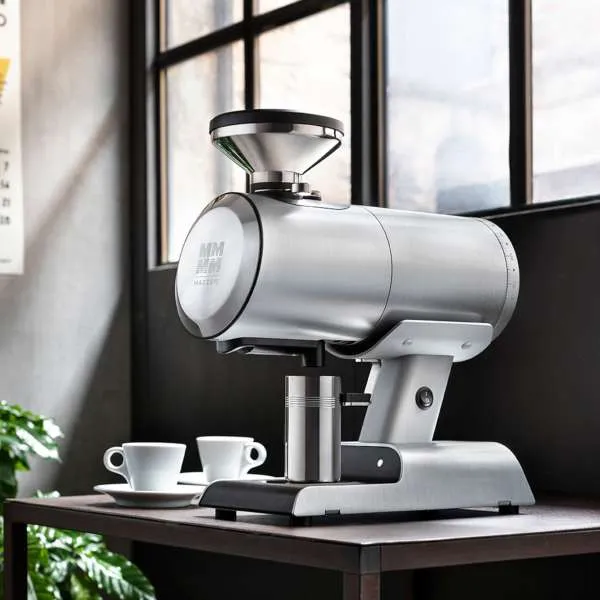 Detailansicht eines Mazzer Mahlwerks