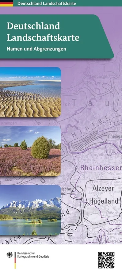 Deutschland Landschaften - Namen und Abgrenzungen 1:1.000.000 - BKG