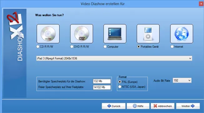 Diashow erstellen mit Diashow XL 2