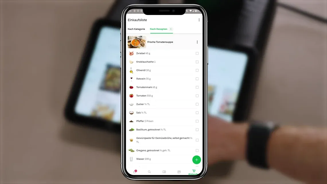 Die Einkaufsliste des Thermomix TM7 erweist sich besonders bei der Zubereitung vieler Gerichte als ein absoluter Segen.