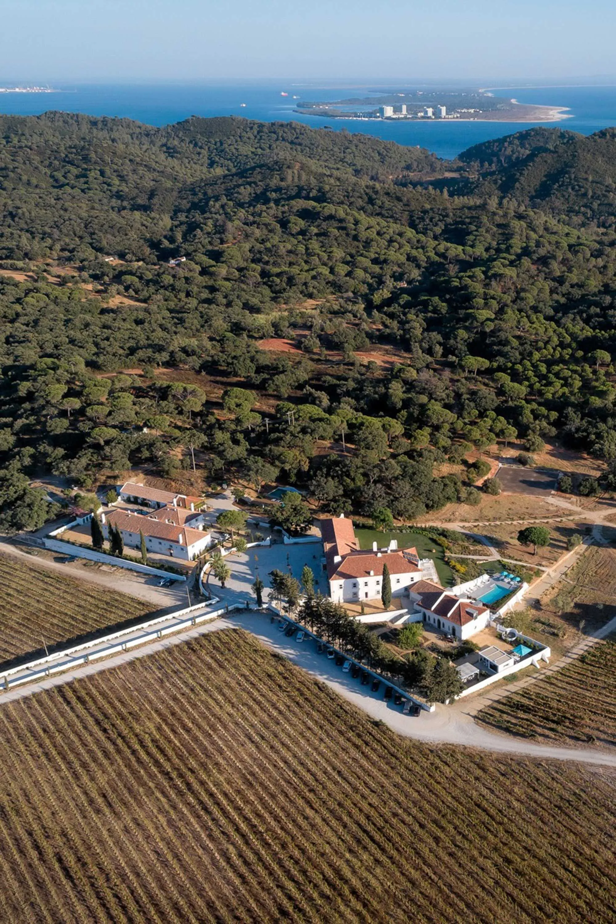 Die historische Casa Palmela im Naturpark Arrábida, Portugal
