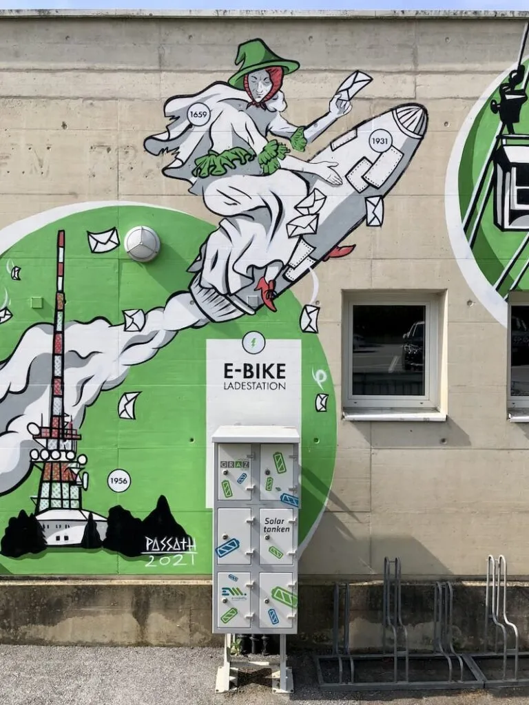 Die Talstation der Schöckl-Seilbahn