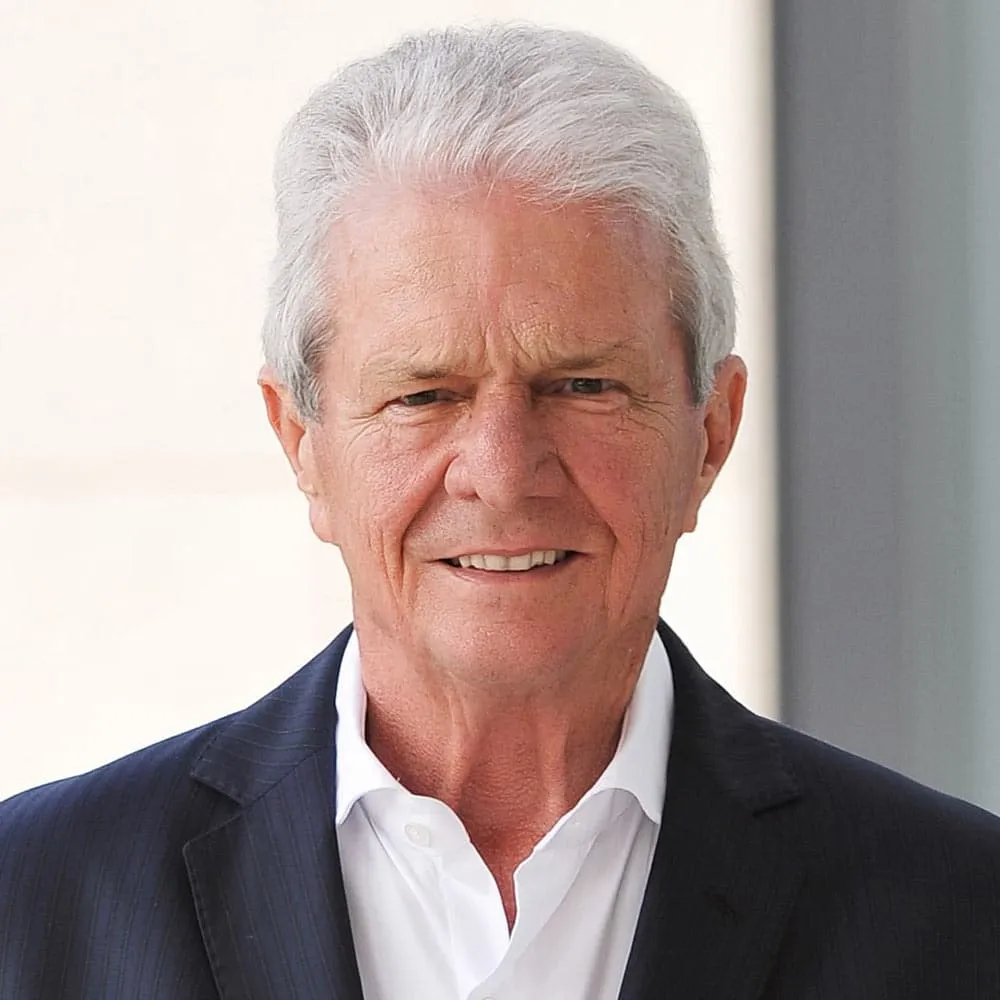 Dietmar Hopp, Mitbegründer von SAP, im Jahr 1998 während seines Abschieds vom Vorstand