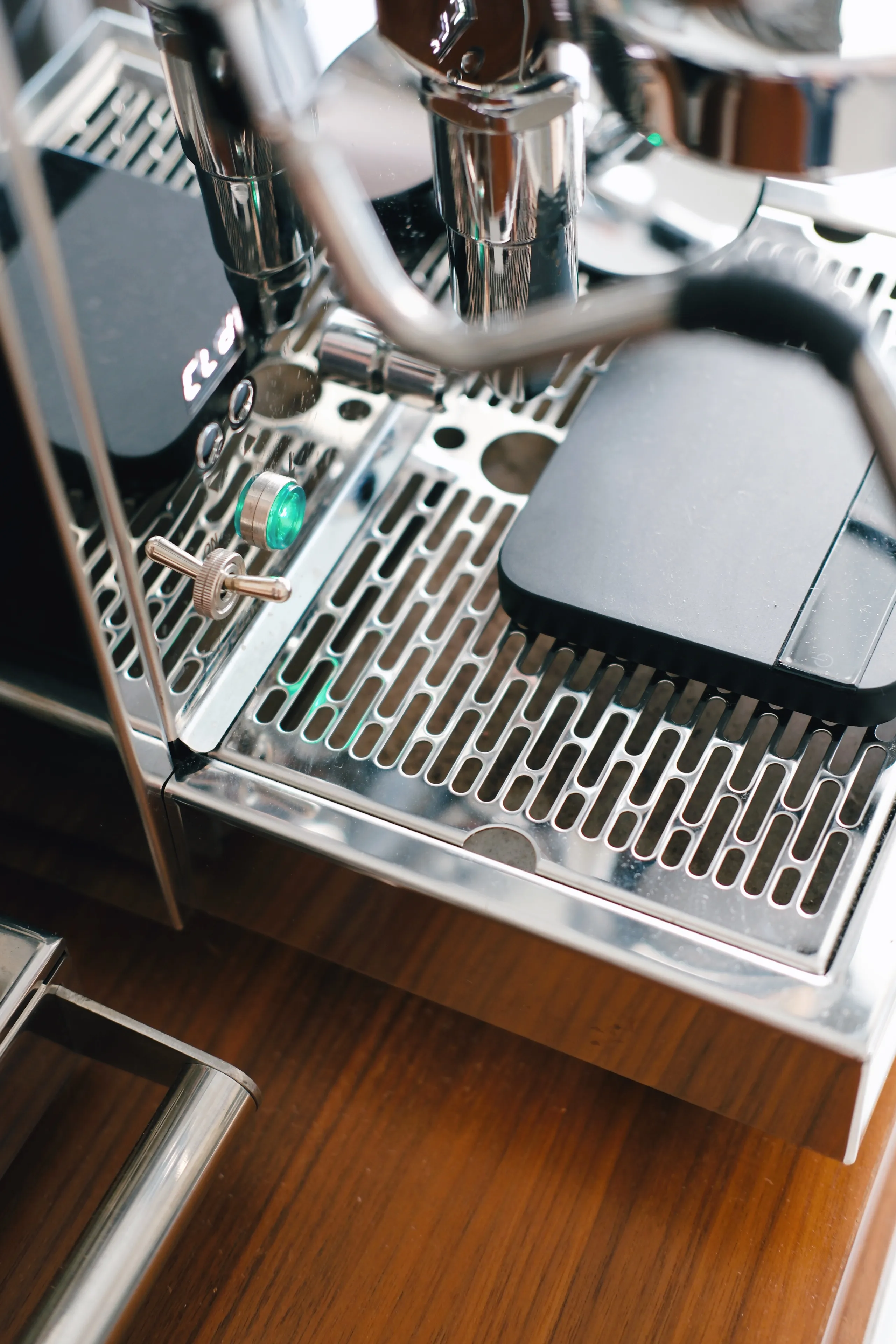 Digitales PID-Display einer ECM Espressomaschine