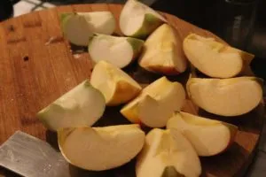 Drei Esslöffel Wasser