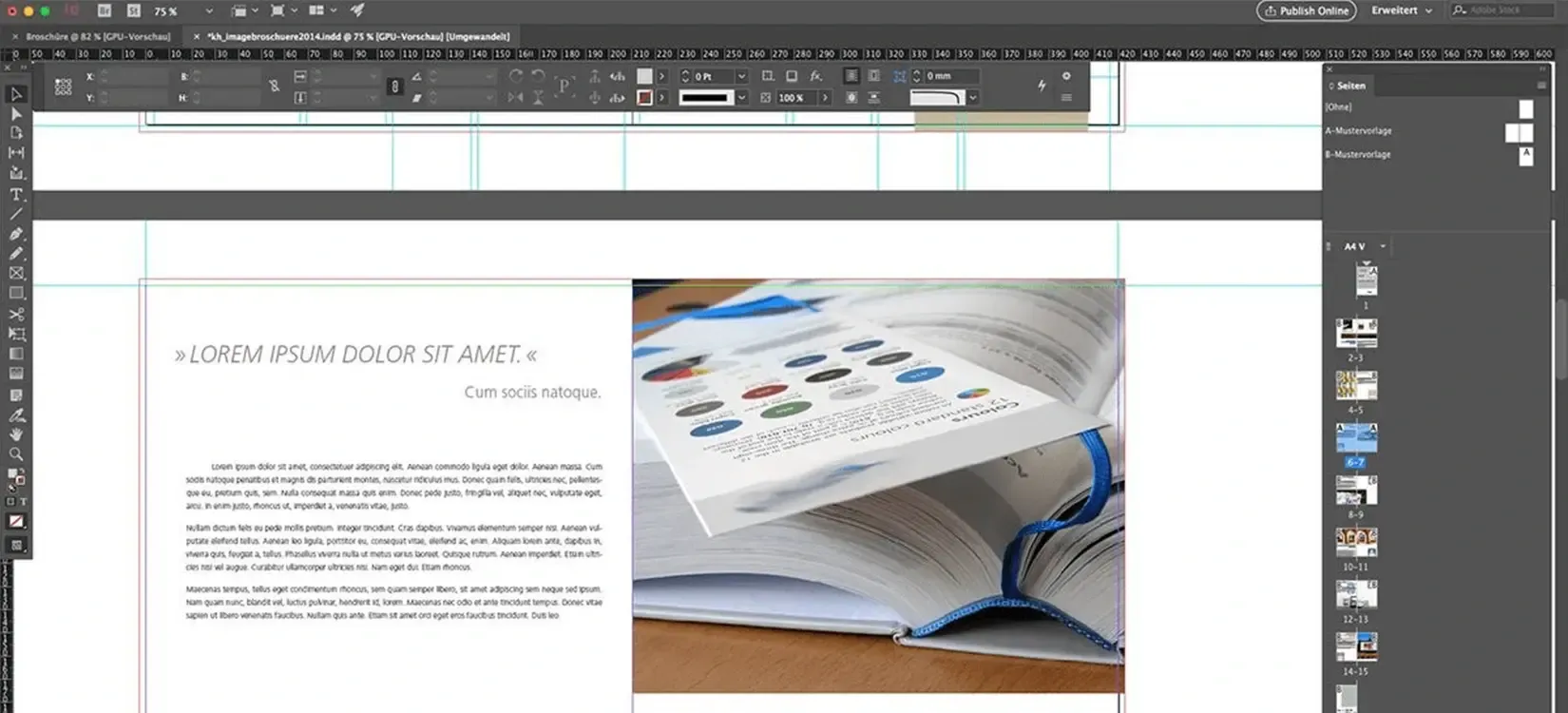 Druckvorstufe und Beschnitt in InDesign